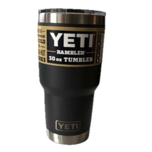 YETI RAMBLER® 30oz  Vacuum Insulated Tumbler Magslider Lid Charcoal Gray NWT - Picture 1 of 9